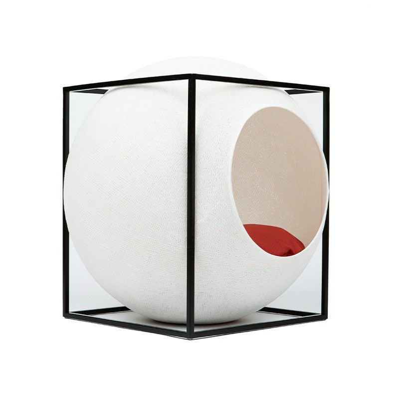 Le CUBE acier noir