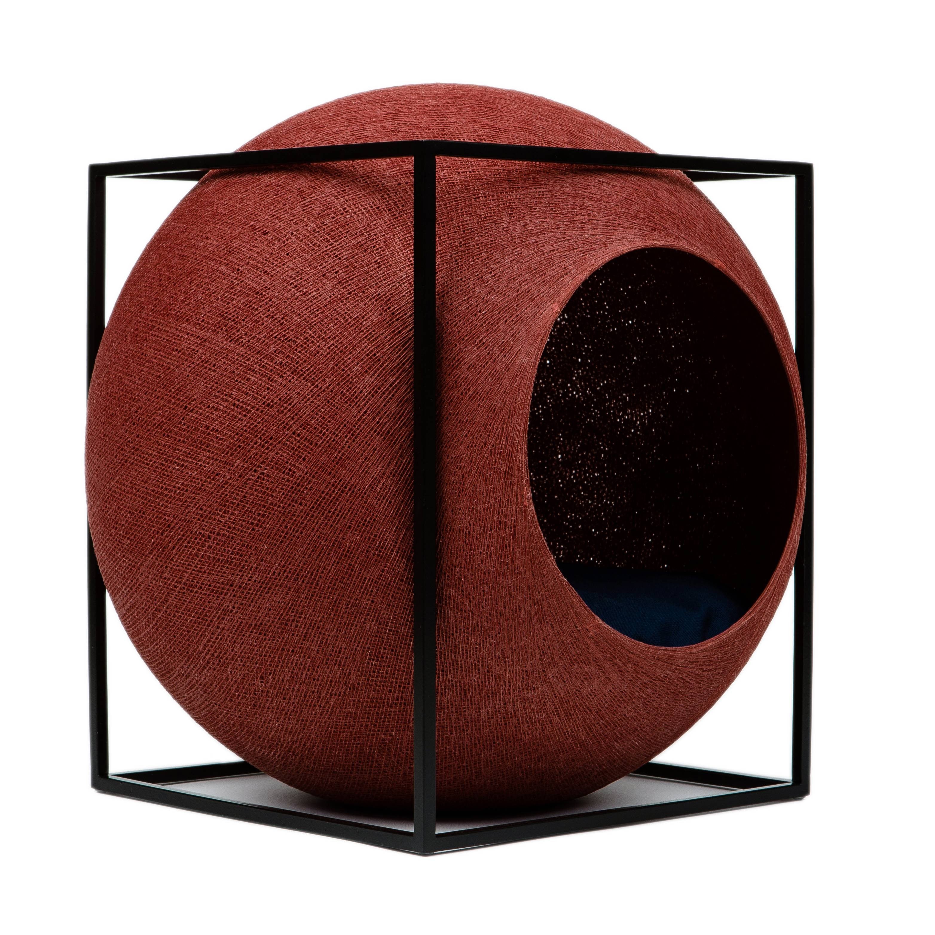 Le CUBE acier noir