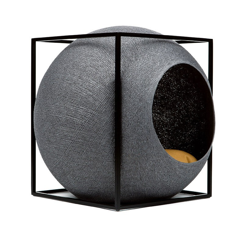 Le CUBE acier noir