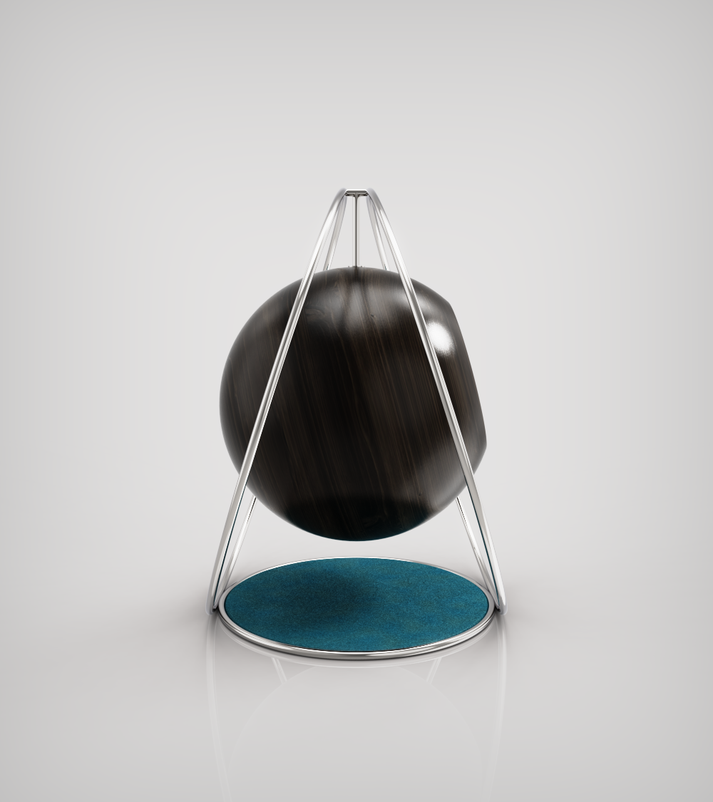 Panier pour Chat de Luxe - SOLAR Turquoise