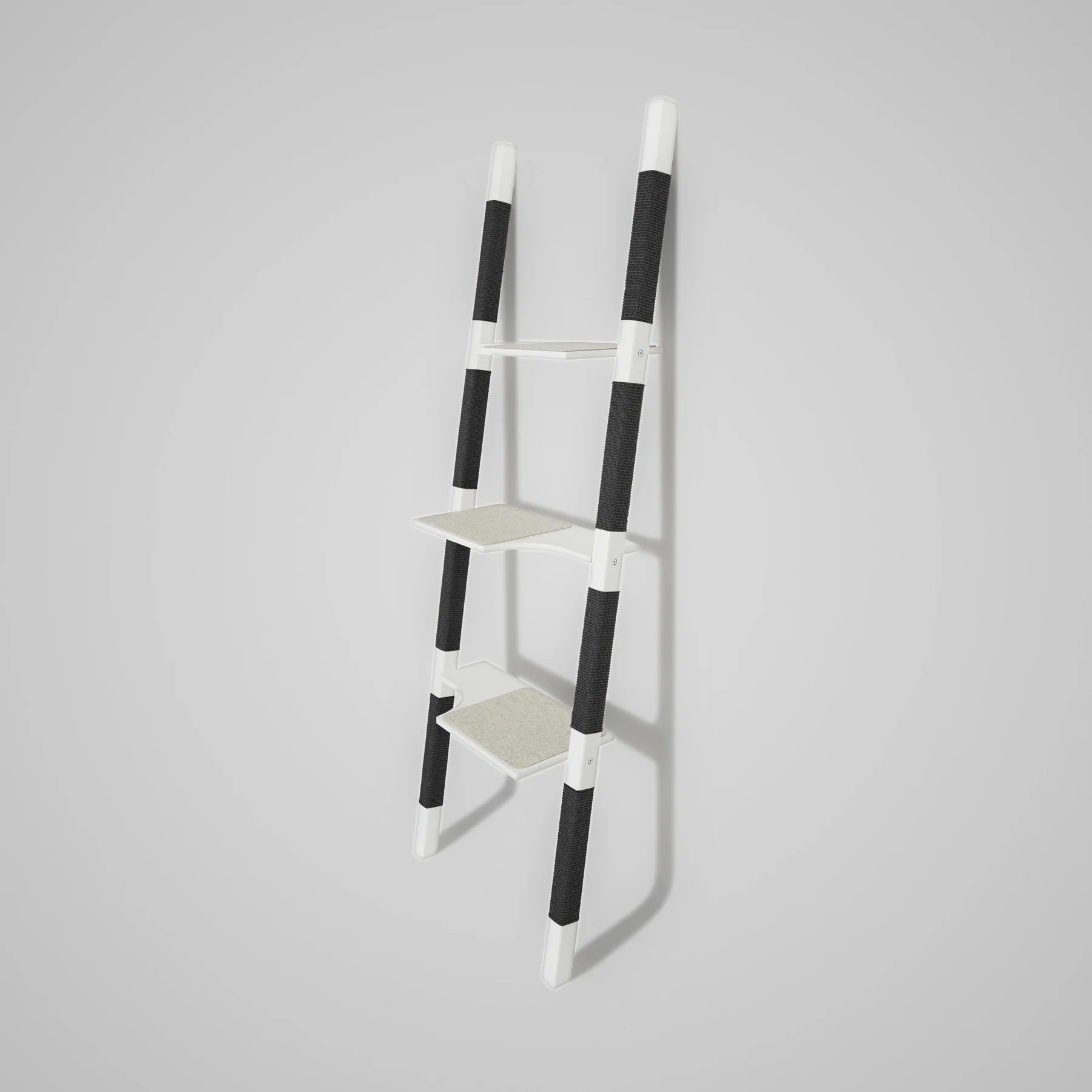 H3 arbre à chat design H-Tree Studio en bois massif blanc