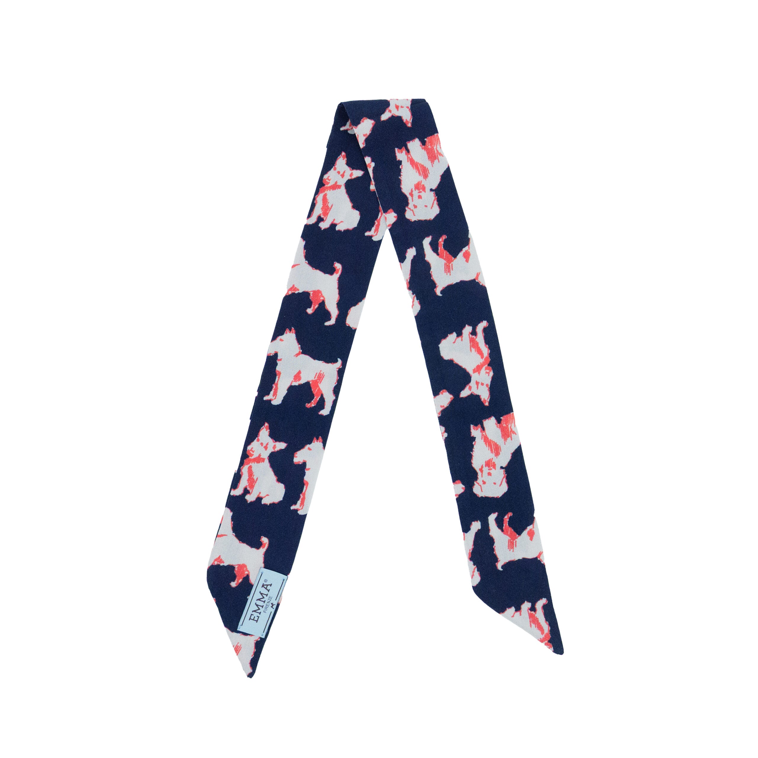 Foulard pour chien haut de gamme – viscose toucher soyeux