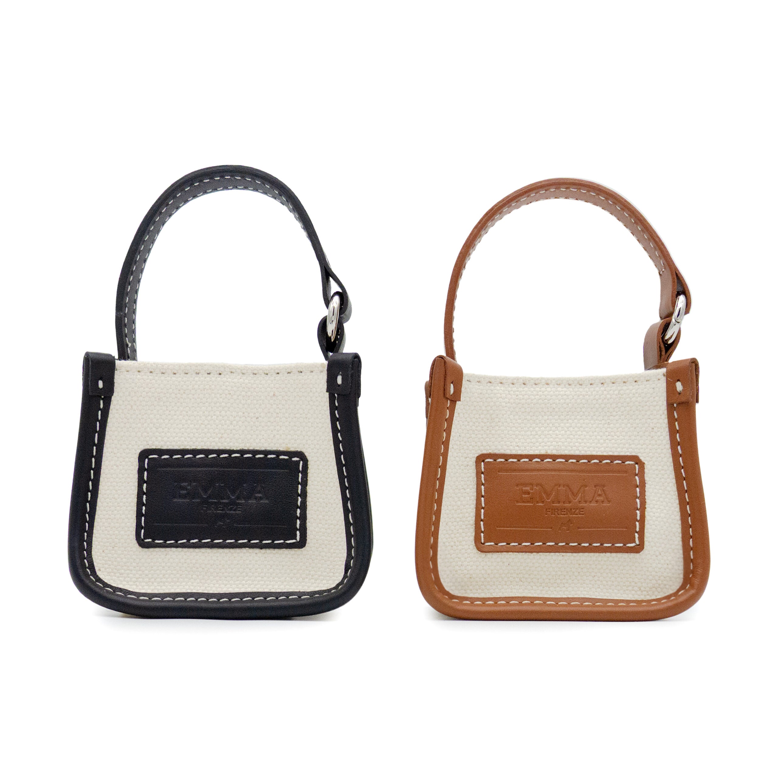 Porte-sacs à déjections canines – Toile & Cuir Italien