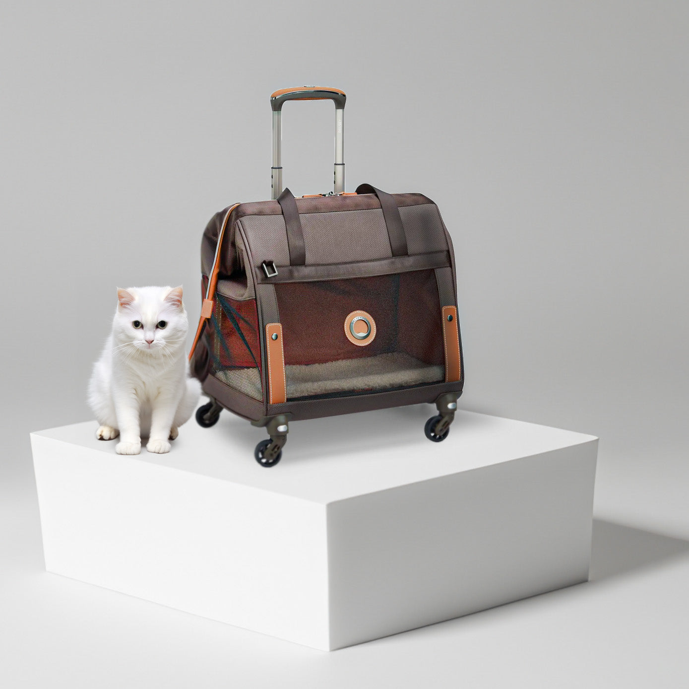 Cat shop carrier trolley