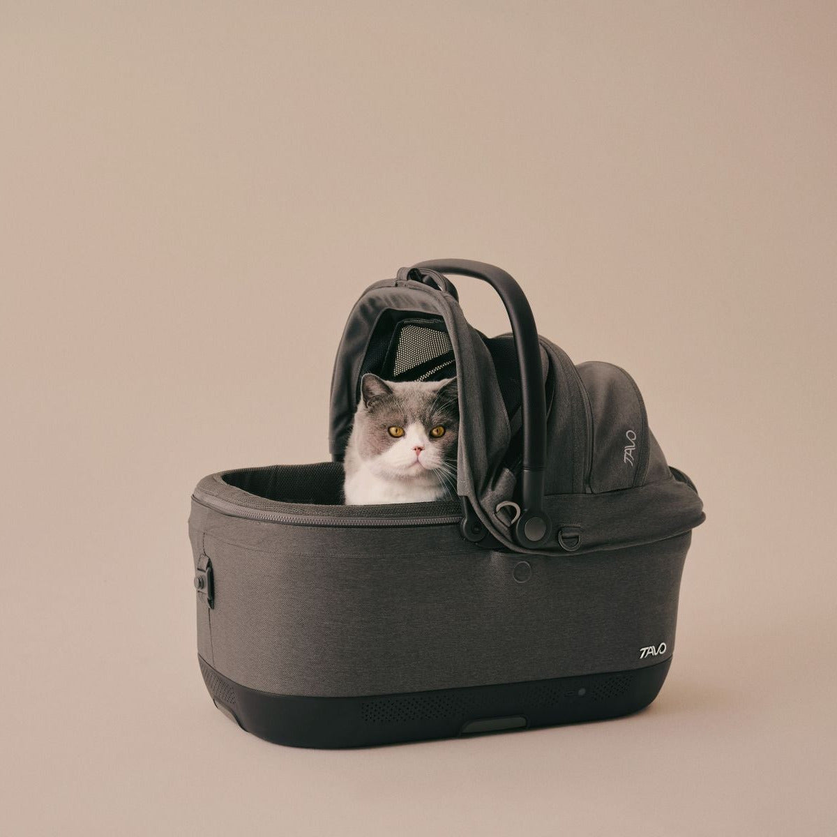 Poussette Roscoe M avec panier ventilé pour chiens et chats