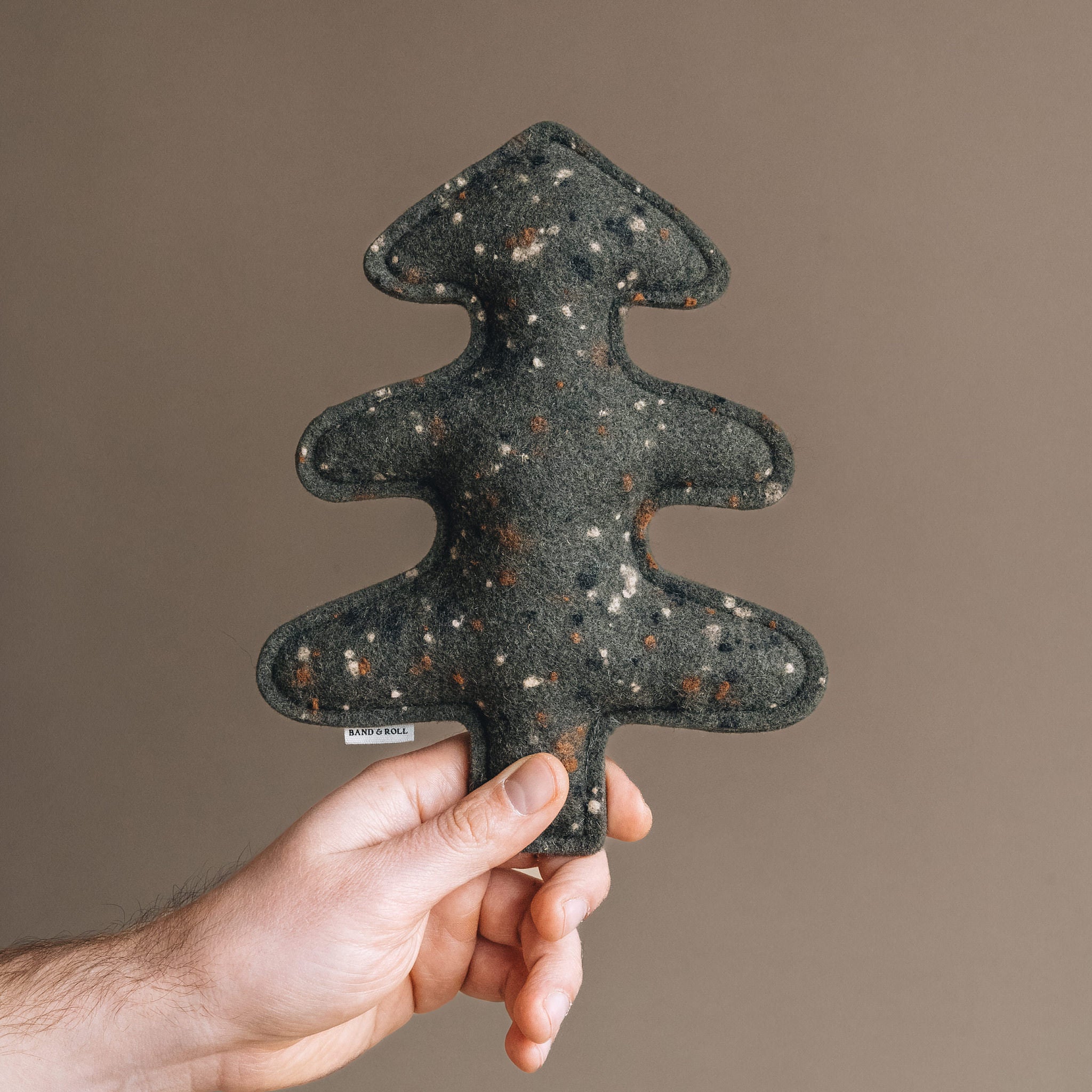 Peluche Sapin pour Chien Écologique en laine feutrée - WOOL TREE