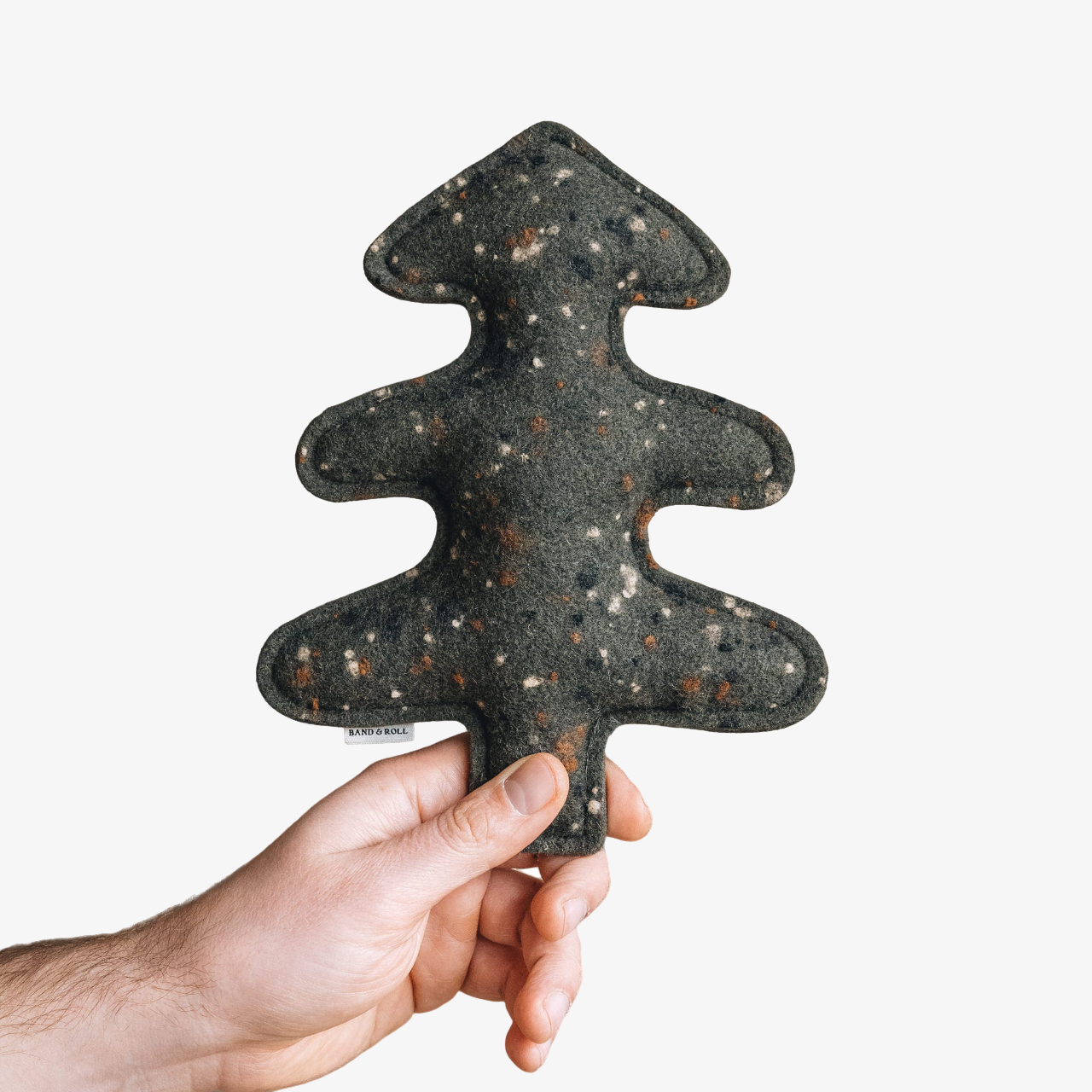 Peluche Sapin pour Chien Écologique en laine feutrée - WOOL TREE