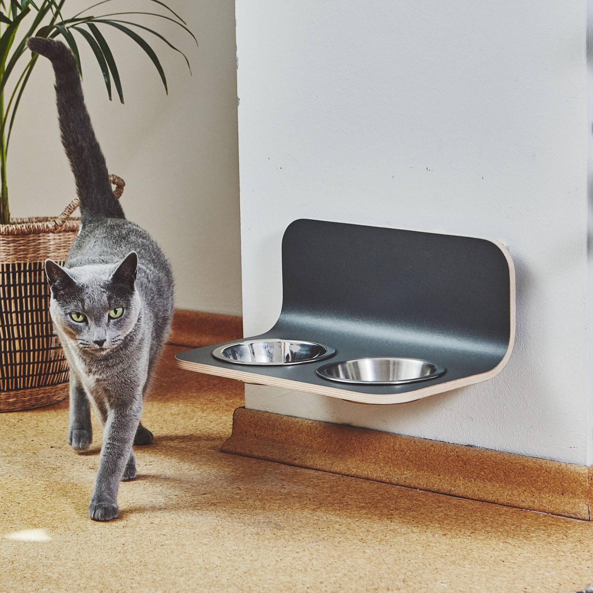 Arco – L’élégance murale au service des repas de votre chat