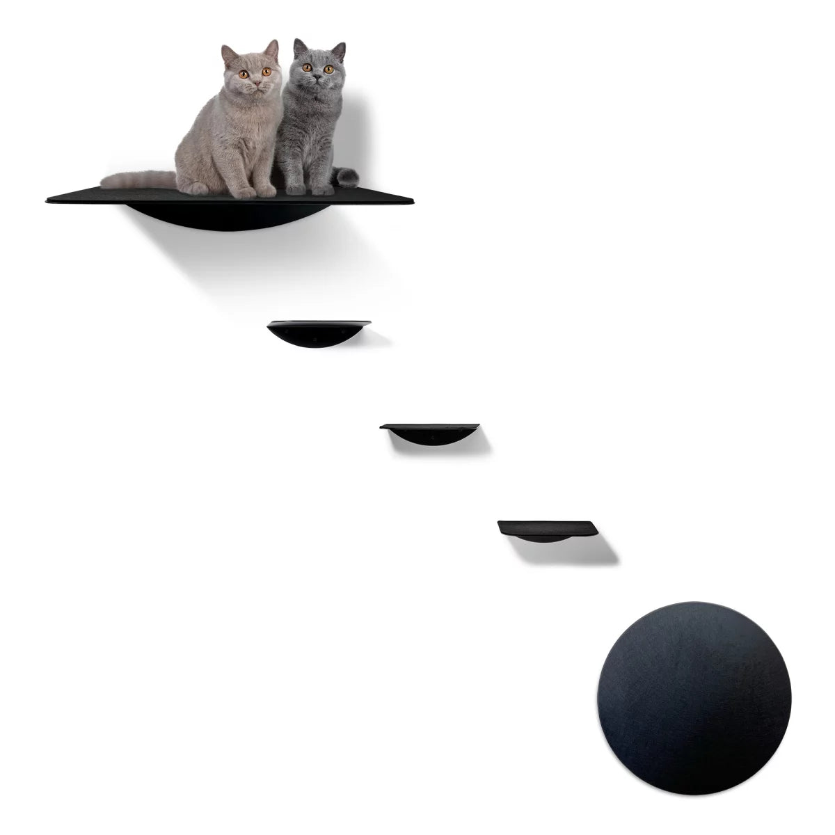 Arbre à Chat Mural | Luxe et Design - WL 100 ELEGANCE Noir