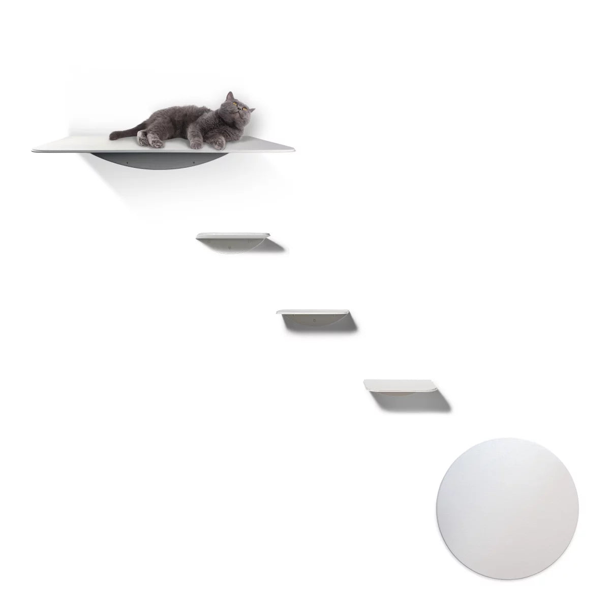 Arbre à Chat Mural | Luxe et Design - WL 100 ELEGANCE Blanc