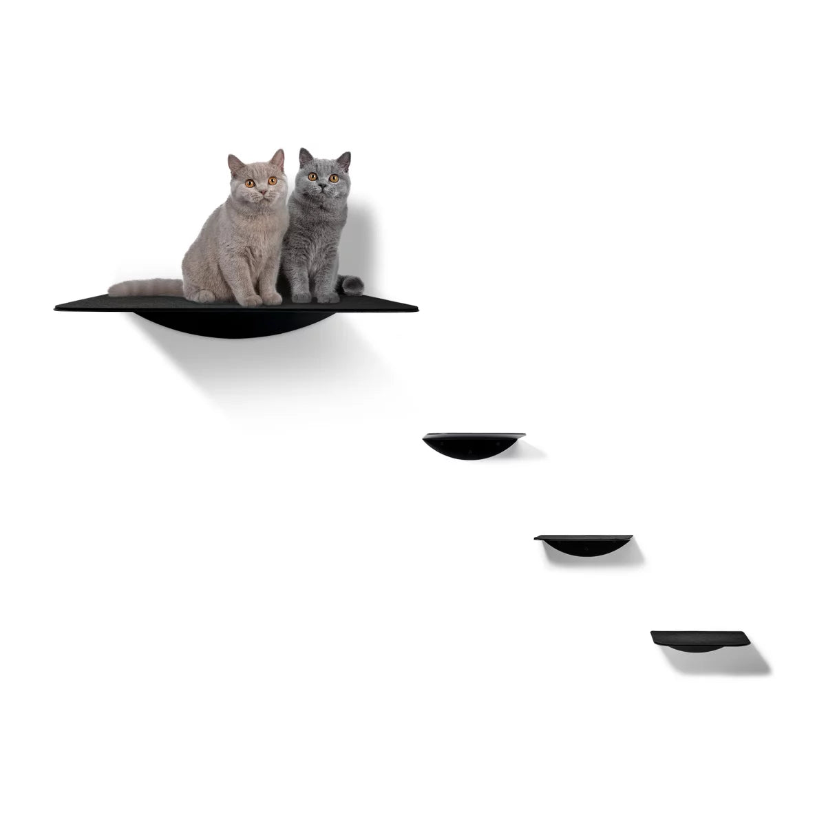 Arbre à Chat Mural | Luxe et Design - WL 100 Minimalist Noir