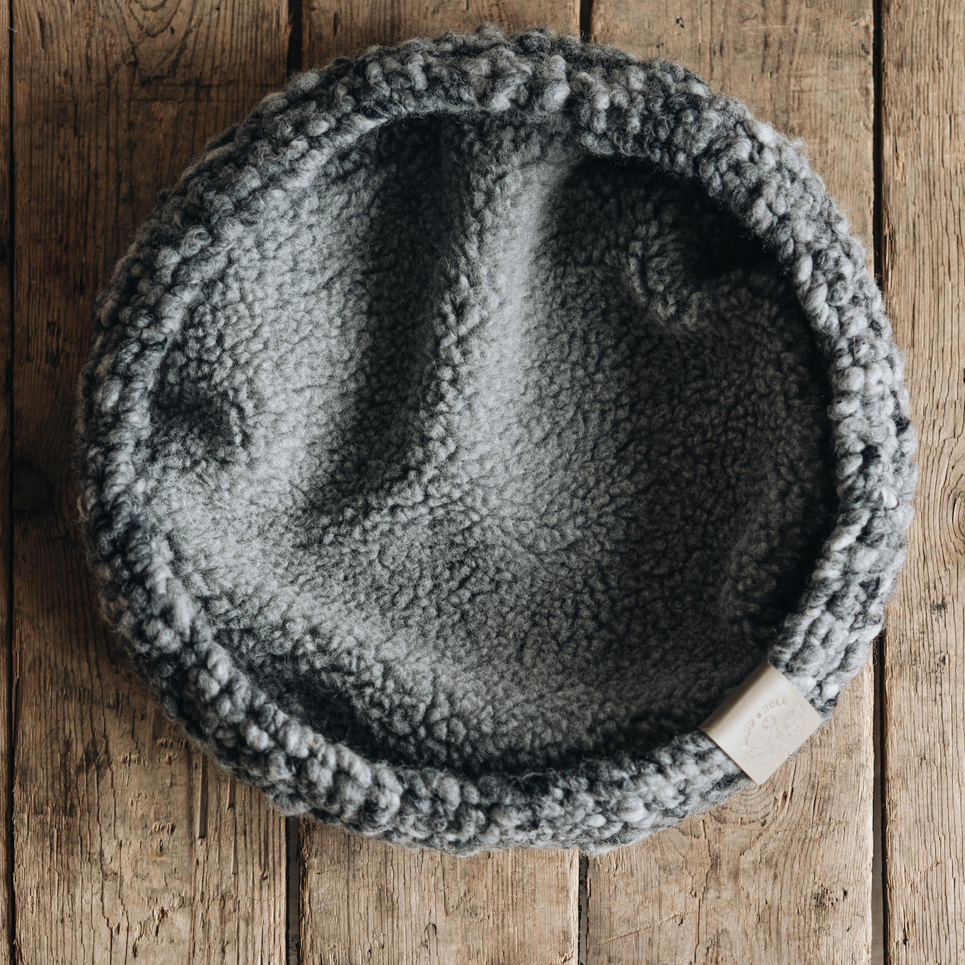Panier pour Chat en laine Design | Fabrication artisanale - NEST Gris