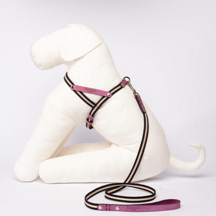 NUBUCK FUCHSIA-HARNESS