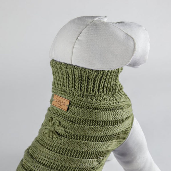 Pull pour Chien en laine sur Mesure | Luxe et Raffinement