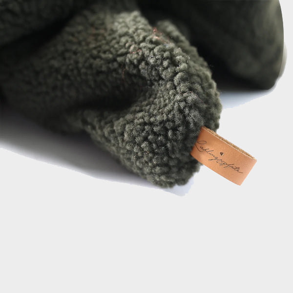 Cuddly Sleeping Bag Teddy Army Green