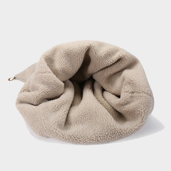 Plaid Cocoon pour Chien | Fabriqué à la main - TEDDY Cream