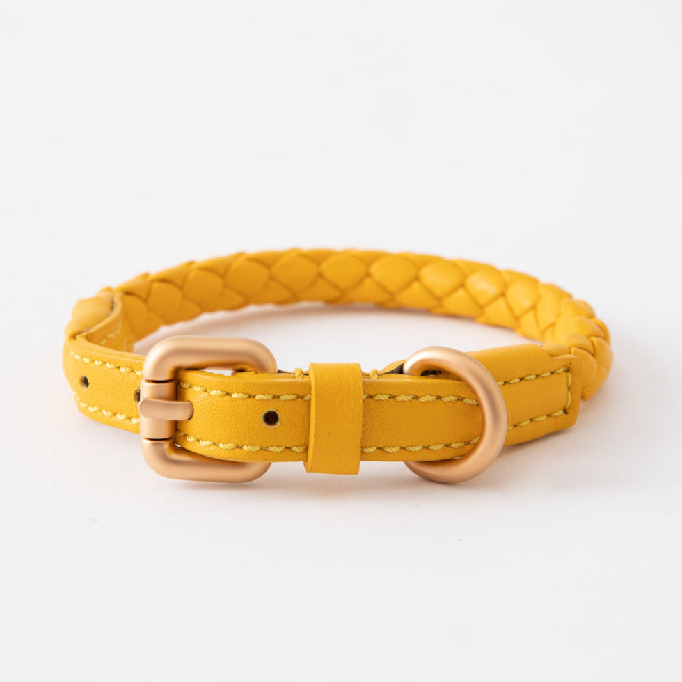 Ferdinando - Braided Leather Collar