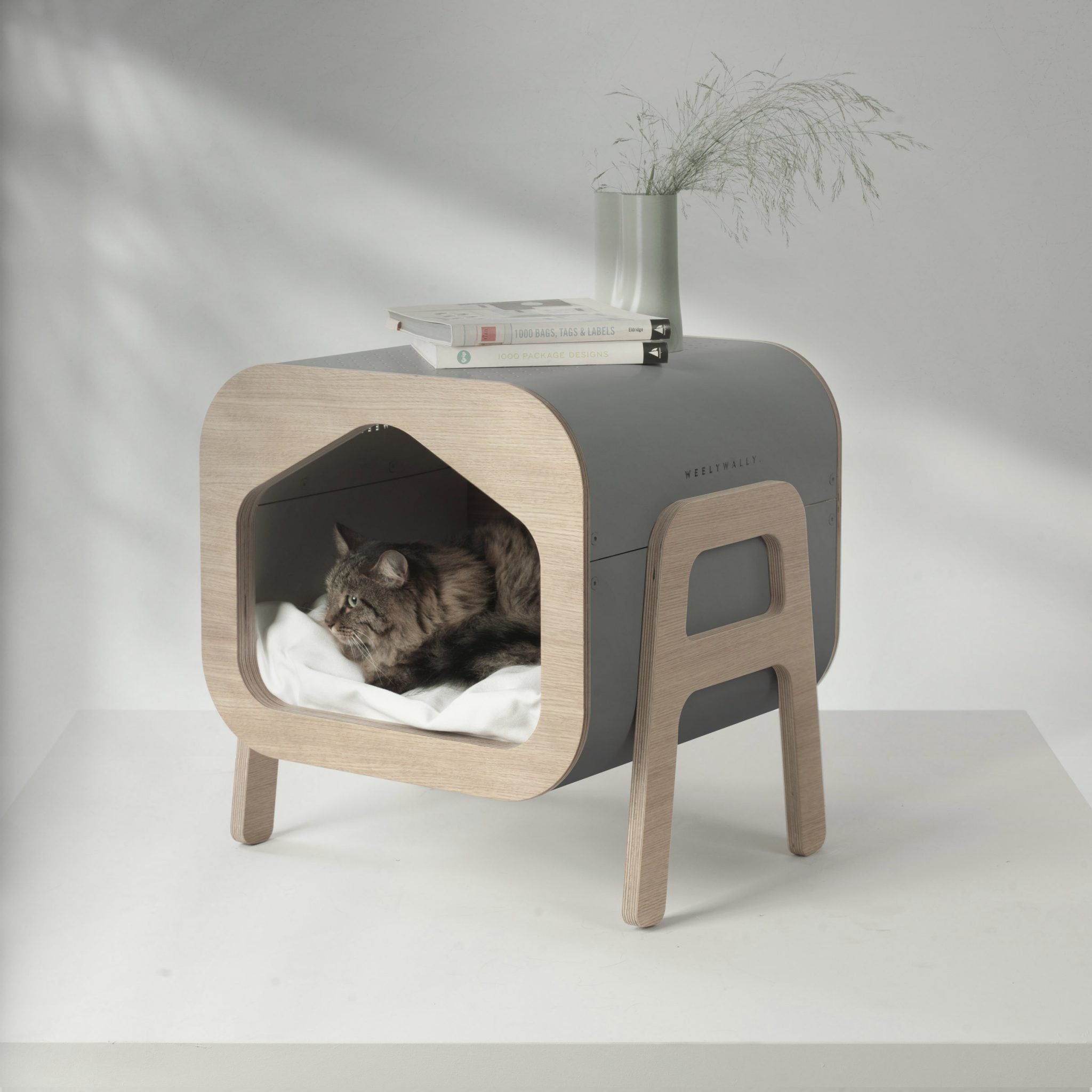 Maison pour Chat en Bois intérieur - OSLO