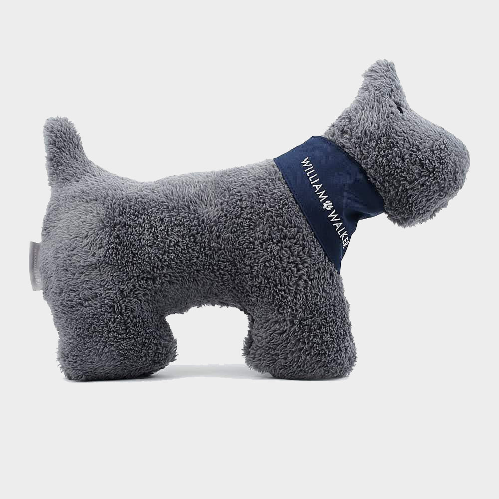 Chien en Peluche | Fabriqué à la main - WILLIAM Gris
