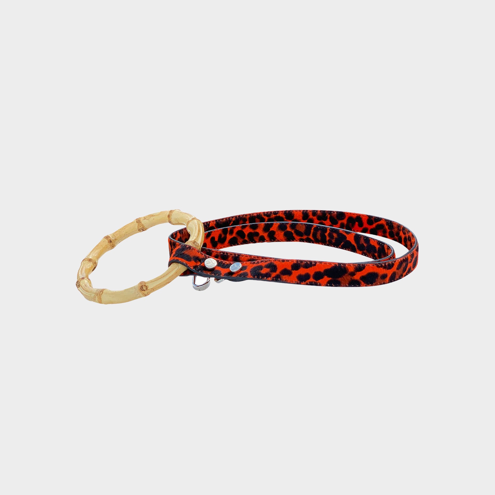 Laisse pour Chien de Luxe - Cuir Italien | Motif Léopard
