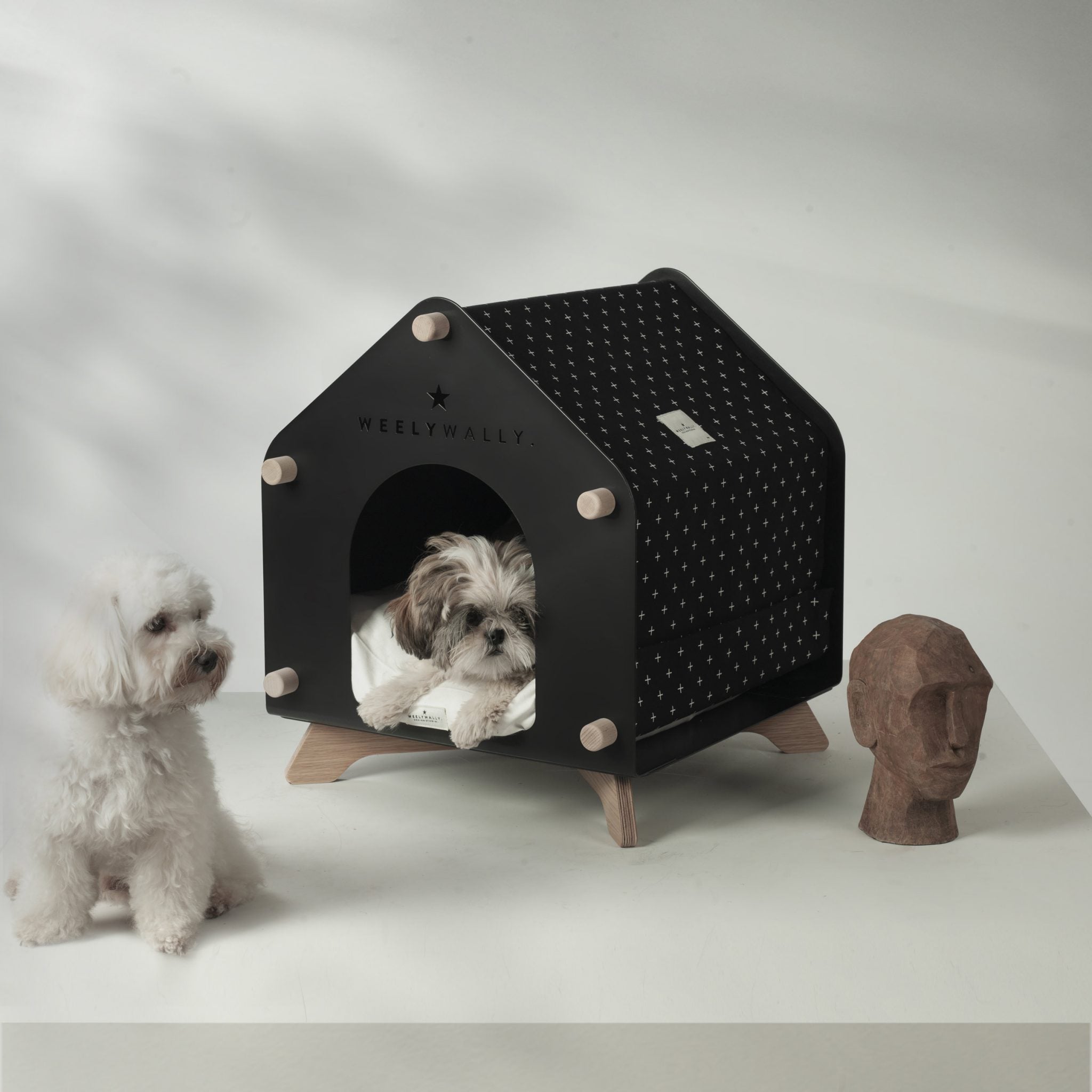 Maison pour Chien en bois intérieur - VOLENDAM