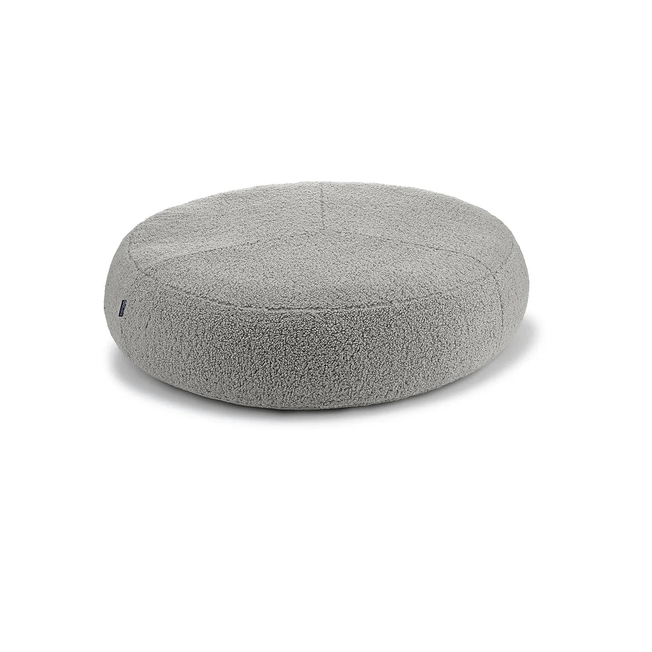 Lit rond pour chien Senso – tissu bouclé luxe et finitions haut de gamme