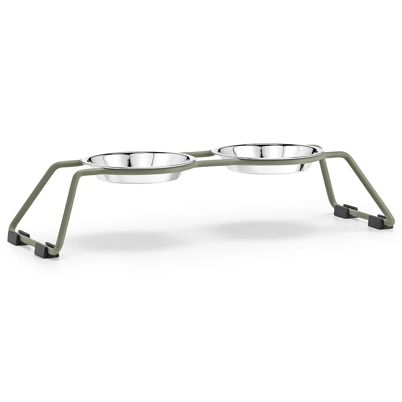 Cena – Gamelle double design en métal et inox pour chat