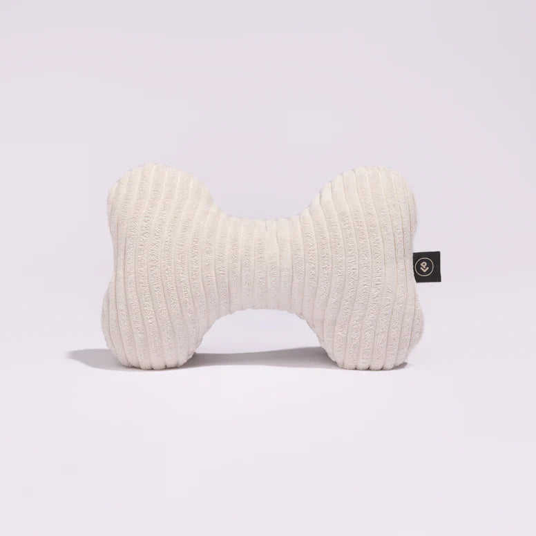 jouet chien élégant tissu corduroy intérieur contemporain