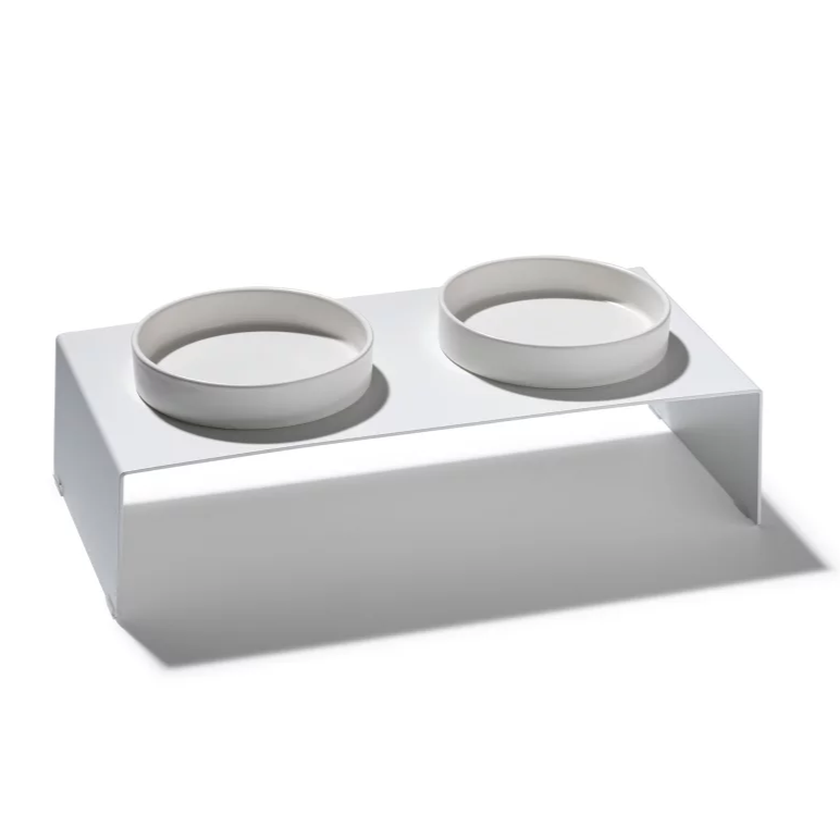 Gamelle pour Chat de Luxe - FE 220 Blanc