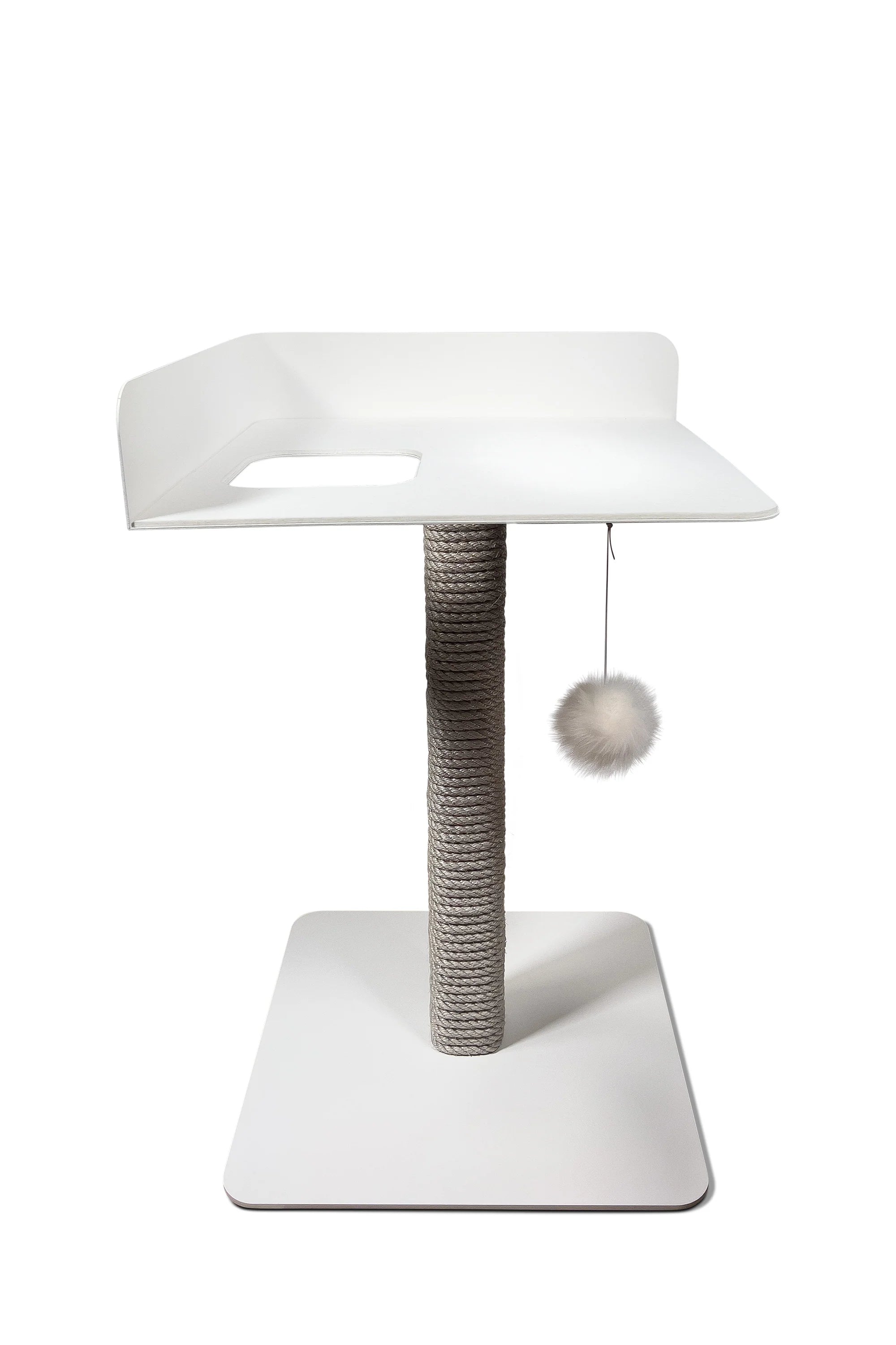 Arbre à Chat Design MS 520 – Blanc – Élégance Minimaliste